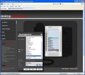 Screen Caption of Desktop Power Portal